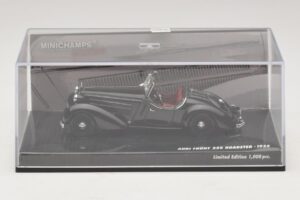 Audi Front 225 Roadster Preto Minichamps 1:43 437019131 Metal - imagem 4 de 5