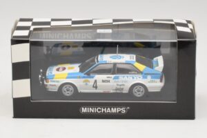 Audi Quattro #4 S. Blomqvist / B. Cederberg Rally Sweden Winner 1982 Minichamps 1:43 430821904 Metal - imagem 4 de 4