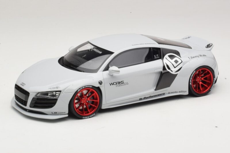 Audi R8 42 Liberty Walk Branco GT Spirit 1:18 GT325 Resina