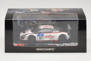 Audi R8 LMS GT3 #97 Phoenix Racing 24 Hours of Nurburgring 2010 Minichamps 1:43 437101997 Metal - imagem 5 de 5
