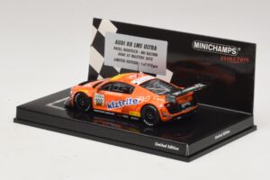 Audi R8 LMS Ultra #100 MS Racing Patel / Dobitsch ADAC GT Masters 2013 Minichamps 1:43 437130100 Metal - imagem 3 de 5