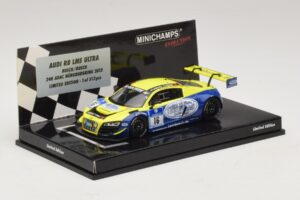 Audi R8 LMS Ultra #16 Busch 24 Hours of Nurburgring 2013 Minichamps 1:43 437130116 Metal - imagem 2 de 5