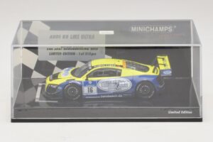 Audi R8 LMS Ultra #16 Busch 24 Hours of Nurburgring 2013 Minichamps 1:43 437130116 Metal - imagem 4 de 5