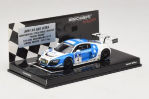 Audi R8 LMS Ultra #4 Phoenix Racing Ammermuller / H-J. Stuck 24 Hours of Nurburgring 2013 Minichamps 1:43 437131304 Metal - imagem 2 de 5
