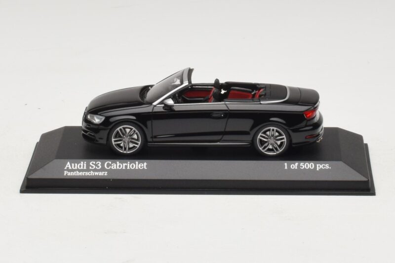 Audi S3 8P Cabriolet Preto Minichamps 1:43 437013030 Metal
