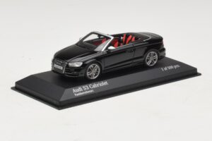 Audi S3 8P Cabriolet Preto Minichamps 1:43 437013030 Metal - imagem 2 de 4