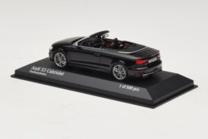 Audi S3 8P Cabriolet Preto Minichamps 1:43 437013030 Metal - imagem 3 de 4