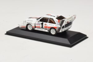 Audi Sport Quattro S1 #1 W. Rohrl Pikes Peak International Hill Climb Winner Record 1987 Minichamps 1:43 410871201 Metal - imagem 3 de 4