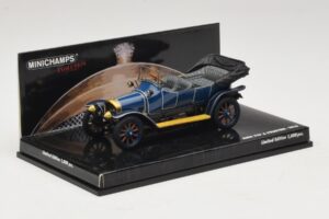 Audi Typ A Phaeton Azul Minichamps 1:43 437019031 Metal - imagem 2 de 5