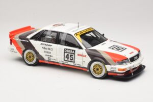 Audi V8 Quattro DTM #45 F. Biela Team AZR 1991 Minichamps 1:18 100911045 Metal - imagem 6 de 8