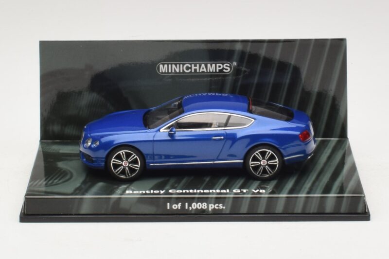 Bentley Continental GT V8 Azul Metálico Minichamps 1:43 Bentley Continental GT V8 Azul Metálico Minichamps 1:43 436139982 Metal