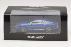 Bentley Continental GT V8 Azul Metálico Minichamps 1:43 436139982 Metal - imagem 4 de 4