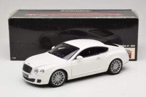 Bentley Continental GT Branco Caixa De Substituição Minichamps 1:18 100139621-R1 Metal - imagem 8 de 8