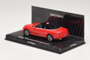 Bentley Continental GTC Speed Vermelho Minichamps 1:43 436139061 Metal - imagem 3 de 4