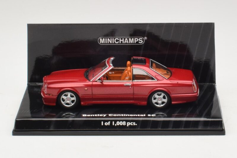 Bentley Continental SC Vermelho Metálico Minichamps 1:43 Bentley Continental SC Vermelho Metálico Minichamps 1:43 436139991 Metal