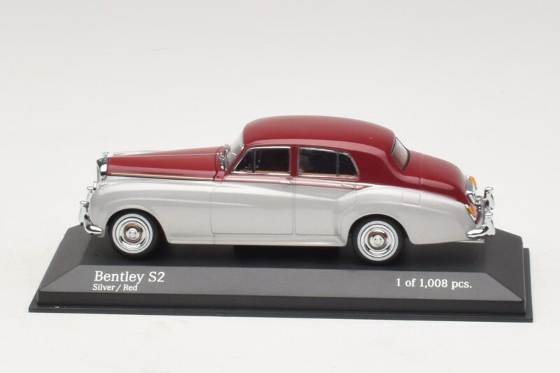 Bentley S2 Prata Vermelho Minichamps 1:43 Bentley S2 Prata Vermelho Minichamps 1:43 403139953 Metal