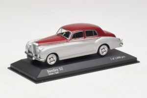 Bentley S2 Prata Vermelho Minichamps 1:43 403139953 Metal - imagem 2 de 4