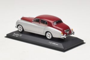 Bentley S2 Prata Vermelho Minichamps 1:43 403139953 Metal - imagem 3 de 4