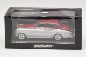 Bentley S2 Prata Vermelho Minichamps 1:43 403139953 Metal - imagem 4 de 4