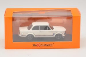 BMW 2002 Turbo Branco Maxichamps 1:43 940022201 Metal - imagem 4 de 4