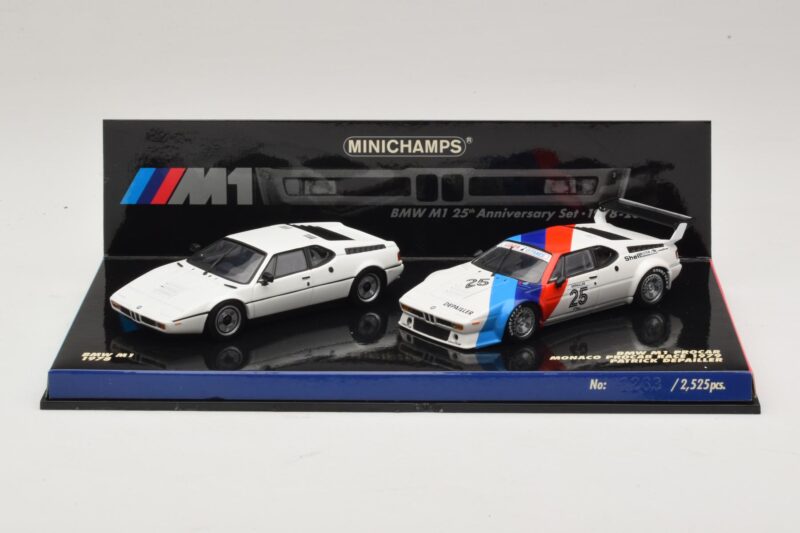 BMW M1 Conjunto 25º Aniversário Minichamps 1:43 BMW M1 Conjunto 25º Aniversário Minichamps 1:43 402025025 Metal
