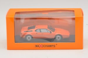 BMW M1 Laranja Maxichamps 1:43 940025020 Metal - imagem 4 de 4
