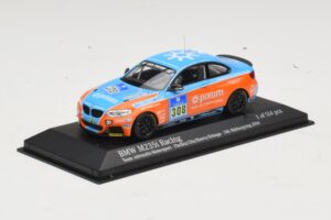 BMW M235i Team Adrenalin #308 Fischer / Zils 24 Hours of Nurburgring 2014 Minichamps 1:43 437142408 Metal - imagem 2 de 4