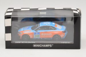 BMW M235i Team Adrenalin #308 Fischer / Zils 24 Hours of Nurburgring 2014 Minichamps 1:43 437142408 Metal - imagem 4 de 4