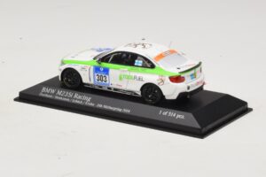 BMW M235i ToolFuel #303 Krohn 24 Hours of Nurburgring 2014 Minichamps 1:43 437142403 Metal - imagem 3 de 4