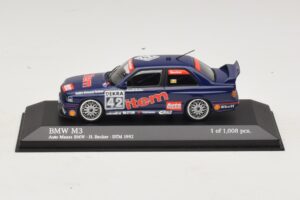 BMW M3 E30 Auto Maas #42 Becker DTM 1992 Minichamps 1:43 430922042 Metal