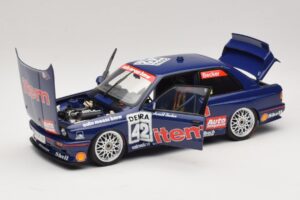 BMW M3 E30 Auto Maass #42 H. Becker DTM 1992 Minichamps 1:18 180922042 Metal - imagem 2 de 8