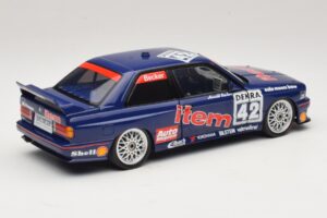 BMW M3 E30 Auto Maass #42 H. Becker DTM 1992 Minichamps 1:18 180922042 Metal - imagem 3 de 8