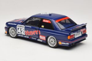 BMW M3 E30 Auto Maass #42 H. Becker DTM 1992 Minichamps 1:18 180922042 Metal - imagem 7 de 8