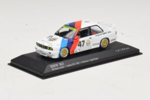 BMW M3 E30 M-Team Linder #47 Vogt / Herger Winners ETC Zolder 1987 Minichamps 1:43 430872047 Metal - imagem 2 de 4