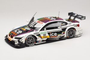 BMW M3 E92 DTM #21 M. Wittmann BMW Team MTEK 2013 Minichamps 1:18 100132221 Metal - imagem 2 de 8