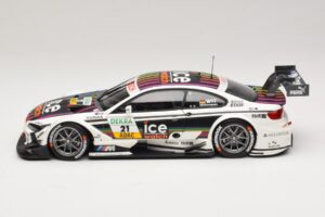 BMW M3 E92 DTM #21 M. Wittmann BMW Team MTEK 2013 Minichamps 1:18 100132221 Metal - imagem 4 de 8