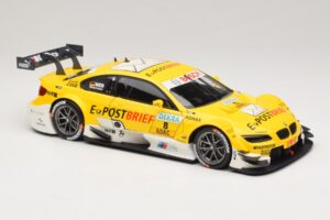 BMW M3 E92 DTM #8 D. Werner BMW Team Schnitzer 2012 Minichamps 1:18 100122208 Metal - imagem 6 de 8