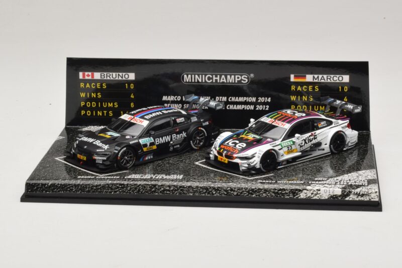 BMW M3 & M4 DTM Champions Set B. Spengler / M. Wittmann 2012 & 2014 Minichamps 1:43 BMW M3 & M4 DTM Champions Set B. Spengler / M. Wittmann 2012 & 2014 Minichamps 1:43 412020723 Metal