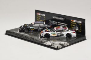 BMW M3 & M4 DTM Champions Set B. Spengler / M. Wittmann 2012 & 2014 Minichamps 1:43 412020723 Metal - imagem 3 de 5