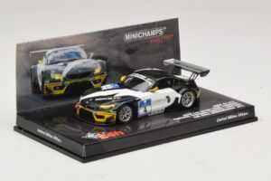 BMW Z4 GT3 Need for Speed Team #4 Hartung / Viebahn 24 Hours of Nürburgring 2011 Minichamps 1:43 437112904 Metal - imagem 2 de 5