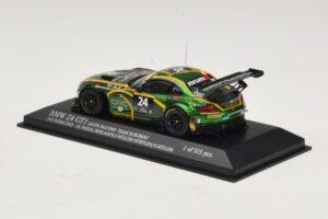 BMW Z4 GT3 Saudi Falcons #24 Al Faisal / Binladen 24 Hours of Dubai 2013 Minichamps 1:43 437132424 Metal - imagem 3 de 4