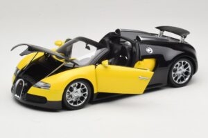 Bugatti Veyron Grand Sport Black Lemon Minichamps 1:18 100110831 Metal - imagem 2 de 8