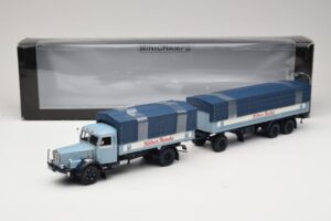 Bussing 8000S13 Pritschenzug Kölner Zucker Minichamps 1:43 499079920 Metal - imagem 5 de 5
