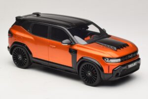 Dacia Duster Mk3 Redust Sport 4x2 Hybrid Metallic Orange Otto 1:18 OT1316 Resina - imagem 4 de 6