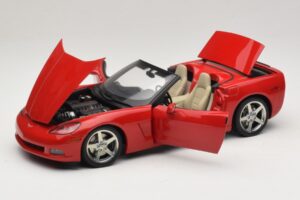Chevrolet Corvette C6 Cabriolet Vermelho AUTOart 1:18 71221 Metal - imagem 2 de 8