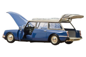 Citroën DS 21 Break Danube Blue Norev 1:18 181772 Metal - imagem 2 de 4