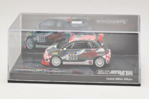 Fiat 500 Abarth Assetto Corse #399 Autohaus Winz VLN 2010 Minichamps 1:43 437101299 Metal - imagem 4 de 5