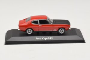 Ford Capri I Vermelho Com Capô Preto Maxichamps 1:43 940085801 Metal