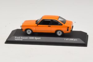 Ford Escort 1600 Sport Mk2 Laranja Minichamps 1:43 400084471 Metal