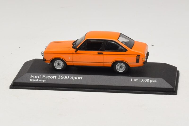 Ford Escort 1600 Sport Mk2 Laranja Minichamps 1:43 400084471 Metal